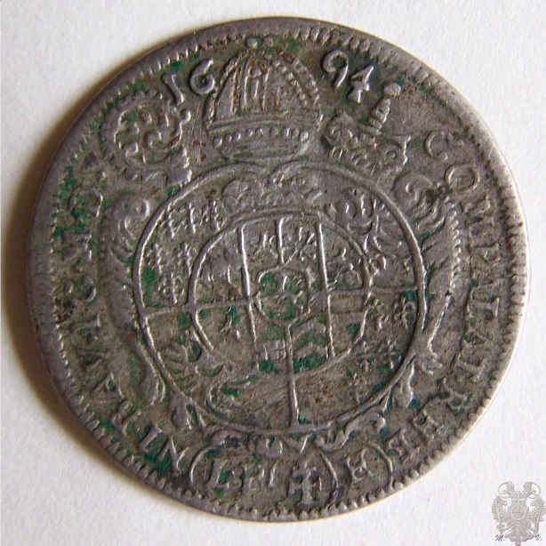 Breslau-Bistum: Franz Ludwig von Pfalz Neuburg, Vescovo. XV Kreuzer 1694