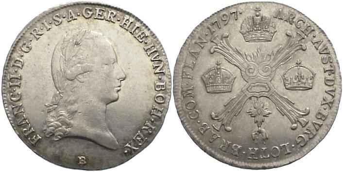 Oesterreich: 1/4 Kronentaler 1797